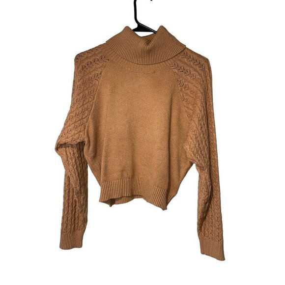 BB Dakota by Steve Madden Put A Wing On It Sweater in Light Camel XSmall - Picture 5 of 13